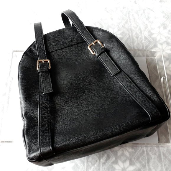 NWT Kate Spade black leather backpack handbag - Picture 5 of 8